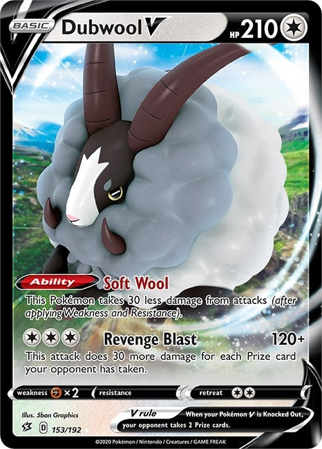 Image for Dubwool V (153/192) [SWSH02: Rebel Clash] - Pokemon