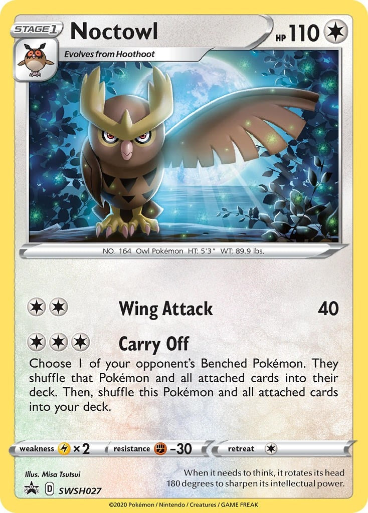 Image for Noctowl - SWSH027 (SWSH027) [SWSH: Sword & Shield Promo Cards] - Pokemon