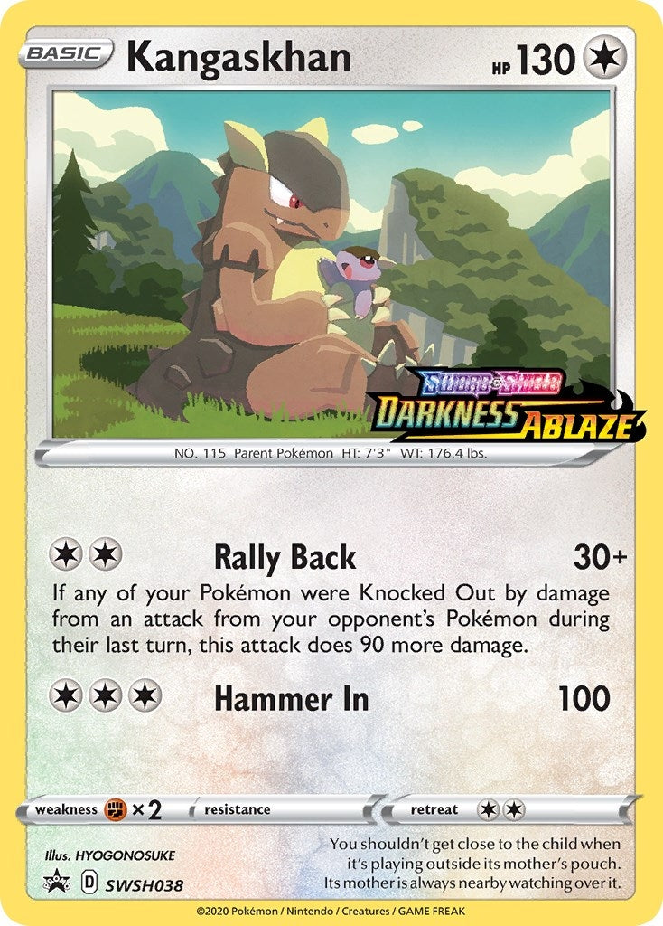 Image for Kangaskhan - SWSH038 (Prerelease) (SWSH038) [SWSH: Sword & Shield Promo Cards] - Pokemon
