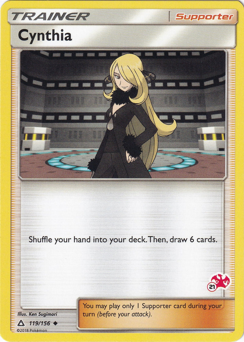 Image for Cynthia - 119/156 (#21 Charizard Stamped) (119/156) [Battle Academy] - Pokemon