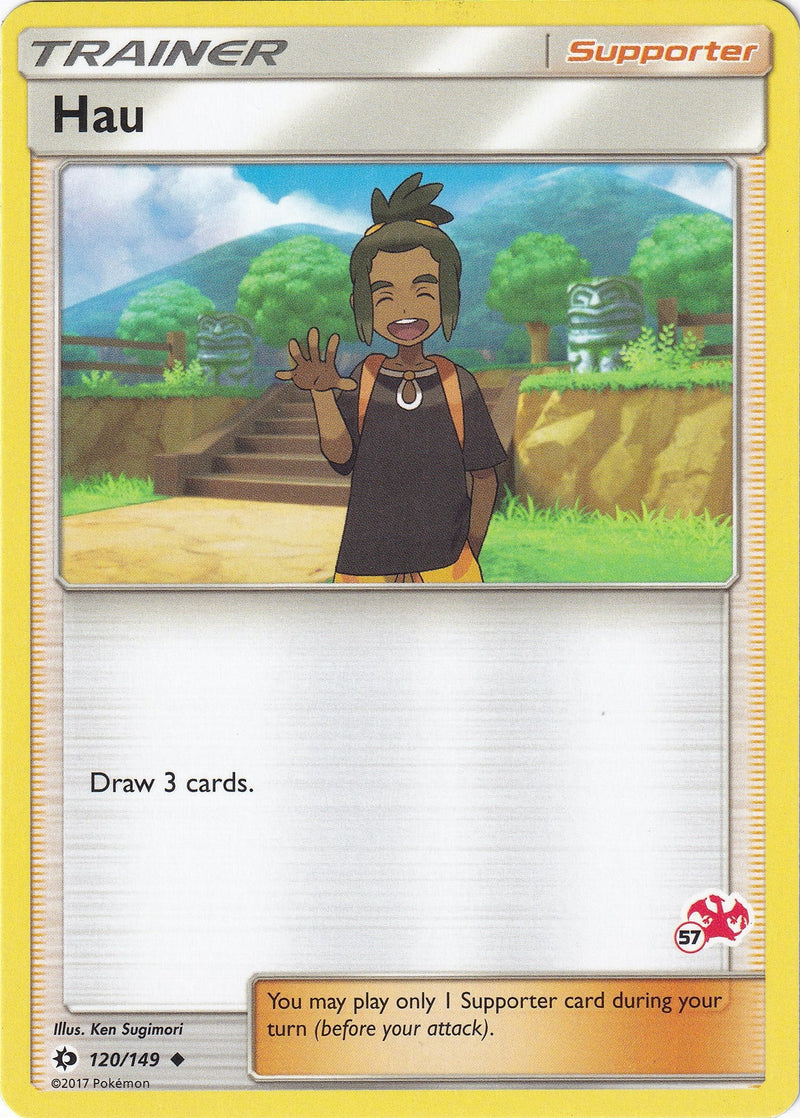 Image for Hau - 120/149 (#57 Charizard Stamped) (120/149) [Battle Academy] - Pokemon