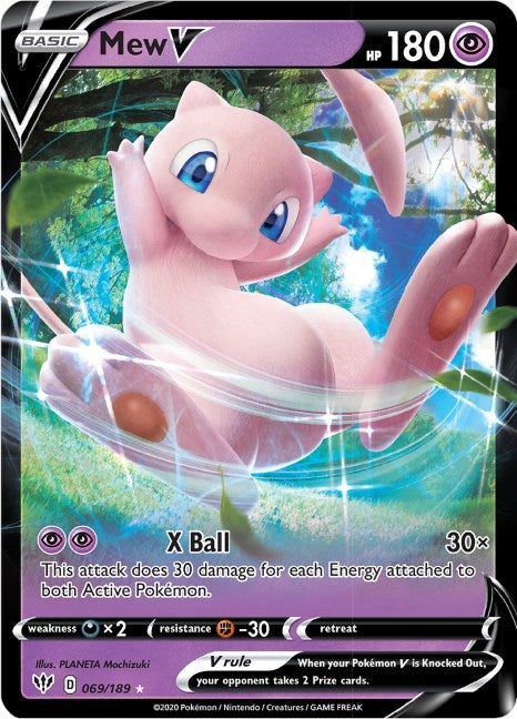 Image for Mew V (069/189) [SWSH03: Darkness Ablaze] - Pokemon