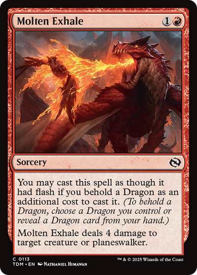 Molten Exhale (113) (Tarkir: Dragonstorm)