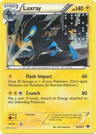 Image for Luxray - 46/99 (Cosmos Holo) (046/099) [Blister Exclusives] - Pokemon