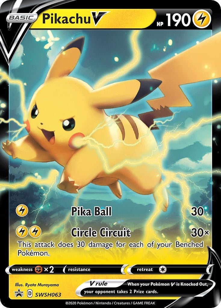 Image for Pikachu V - SWSH063 (SWSH063) [SWSH: Sword & Shield Promo Cards] - Pokemon