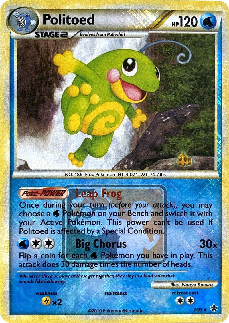 Image for Politoed - 7/95 (League Promo) (007/095) [League & Championship Cards] - Pokemon