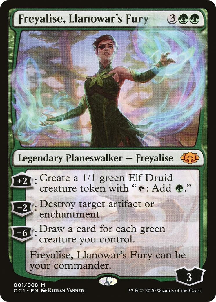 Freyalise, Llanowar's Fury (1) [Commander Collection: Green]