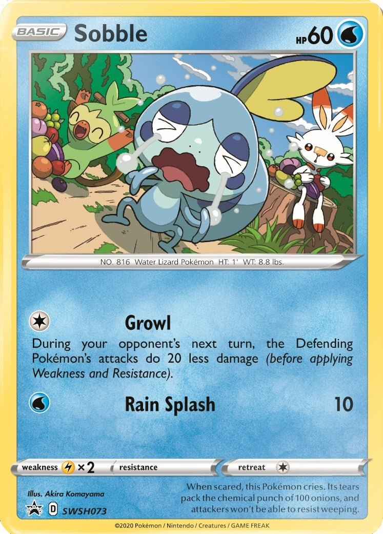 Image for Sobble - SWSH073 (SWSH073) [SWSH: Sword & Shield Promo Cards] - Pokemon