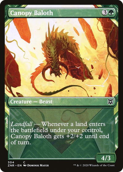 Canopy Baloth (Showcase) (304) (Zendikar Rising)