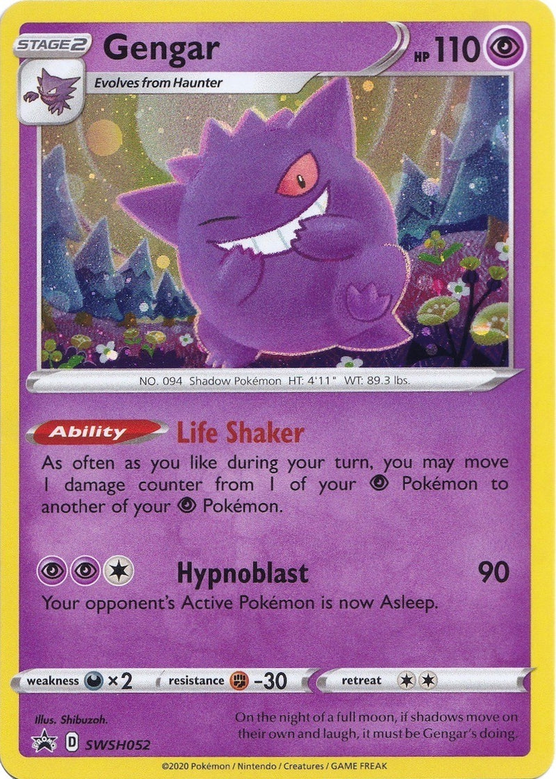 Image for Gengar - SWSH052 (SWSH052) [SWSH: Sword & Shield Promo Cards] - Pokemon
