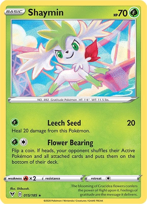 Image for Shaymin (015/185) [SWSH04: Vivid Voltage] - Pokemon