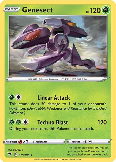 Image for Genesect (016/185) [SWSH04: Vivid Voltage] - Pokemon