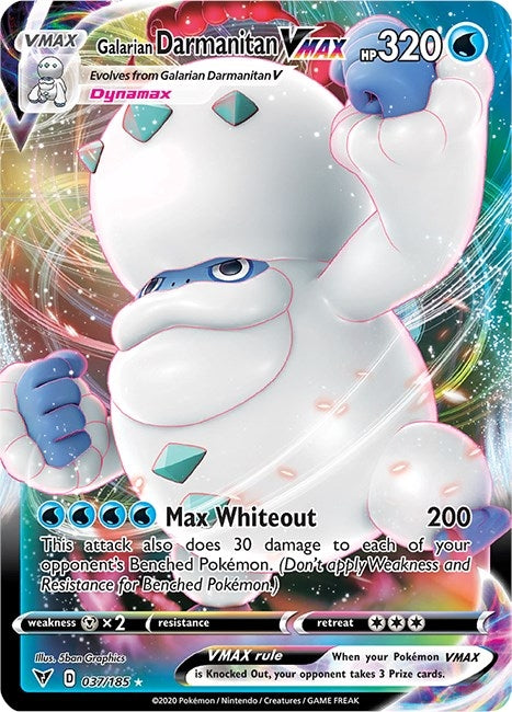 Image for Galarian Darmanitan VMAX (037/185) [SWSH04: Vivid Voltage] - Pokemon
