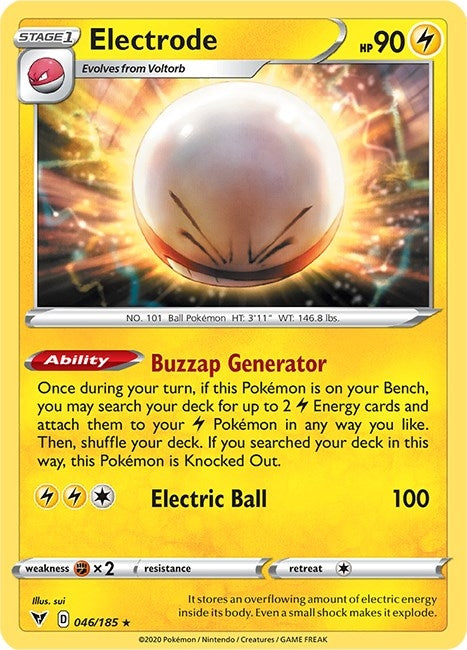 Image for Electrode (046/185) [SWSH04: Vivid Voltage] - Pokemon