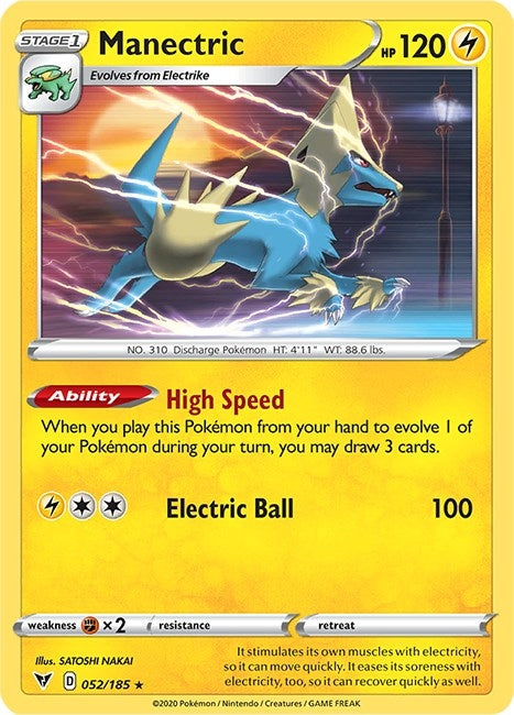Image for Manectric (052/185) [SWSH04: Vivid Voltage] - Pokemon