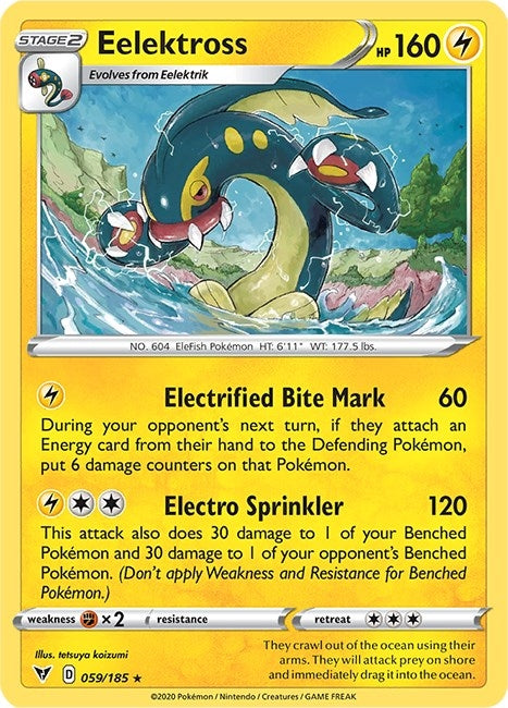 Image for Eelektross (059/185) [SWSH04: Vivid Voltage] - Pokemon