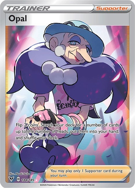 Image for Opal (Full Art) (184/185) [SWSH04: Vivid Voltage] - Pokemon