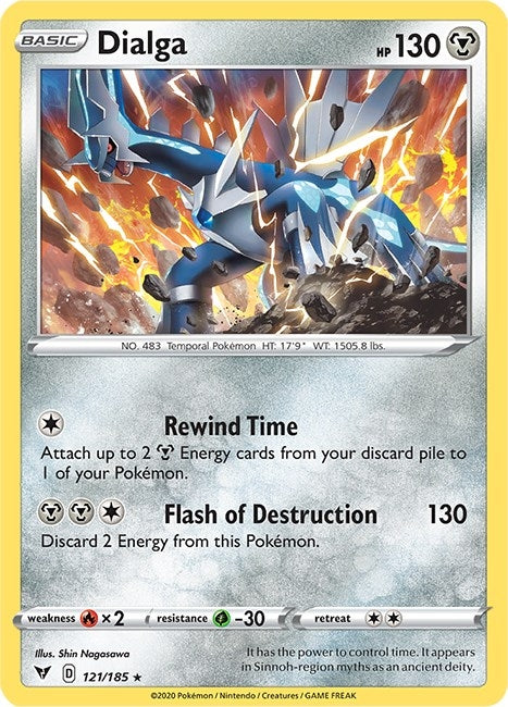 Image for Dialga (121/185) [SWSH04: Vivid Voltage] - Pokemon