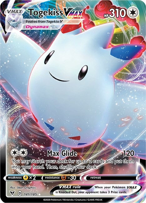 Image for Togekiss VMAX (141/185) [SWSH04: Vivid Voltage] - Pokemon