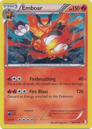 Image for Emboar - 26/149 (Cosmos Holo) (026/149) [Blister Exclusives] - Pokemon