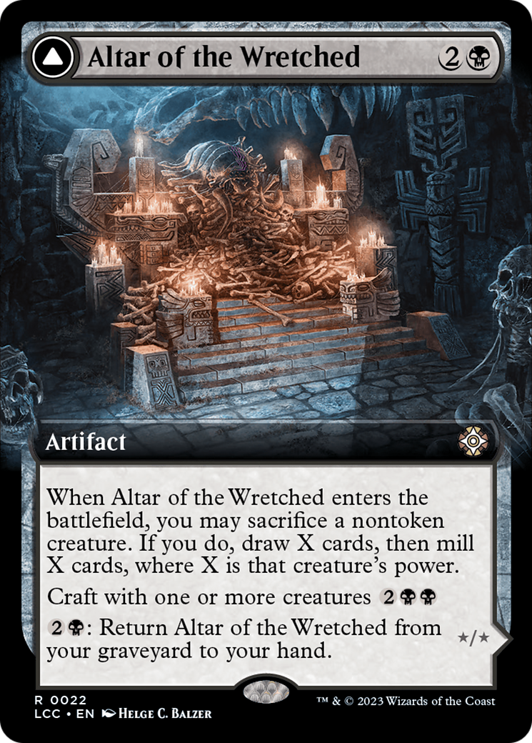 Altar of the Wretched (Extended Art) (22) [The Lost Caverns of Ixalan]