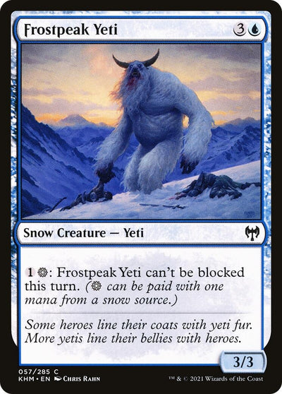 Frostpeak Yeti (57) (Kaldheim)