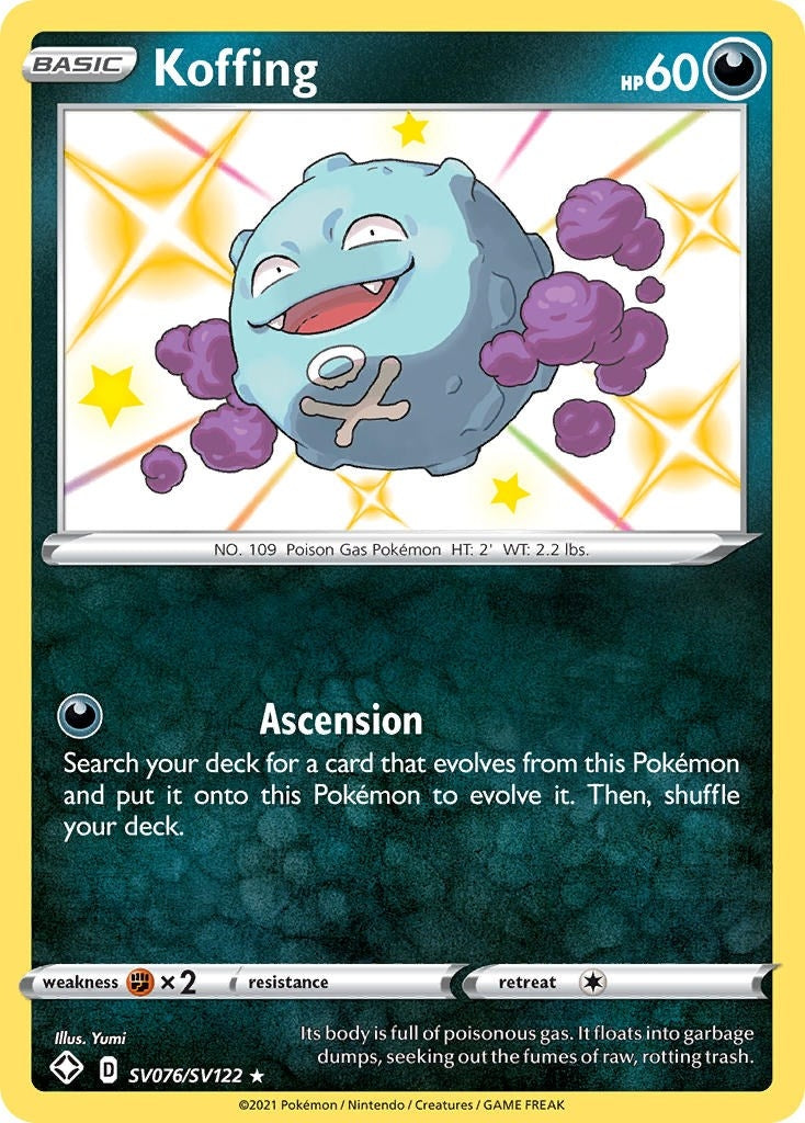 Image for Koffing (SV076/SV122) [Shining Fates: Shiny Vault] - Pokemon