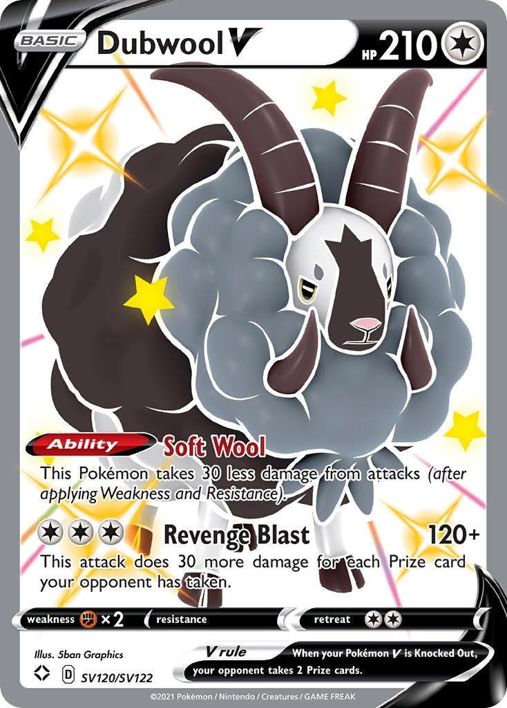 Image for Dubwool V (SV120/SV122) [Shining Fates: Shiny Vault] - Pokemon