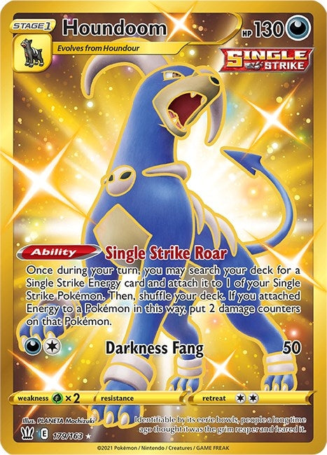 Image for Houndoom (Secret) (179/163) [SWSH05: Battle Styles] - Pokemon