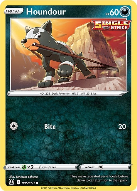 Image for Houndour (095/163) [SWSH05: Battle Styles] - Pokemon