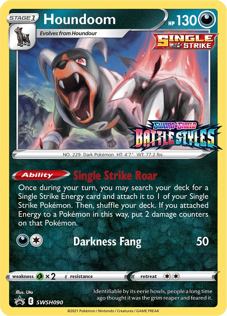 Image for Houndoom - SWSH090 (Prerelease) (SWSH090) [SWSH: Sword & Shield Promo Cards] - Pokemon