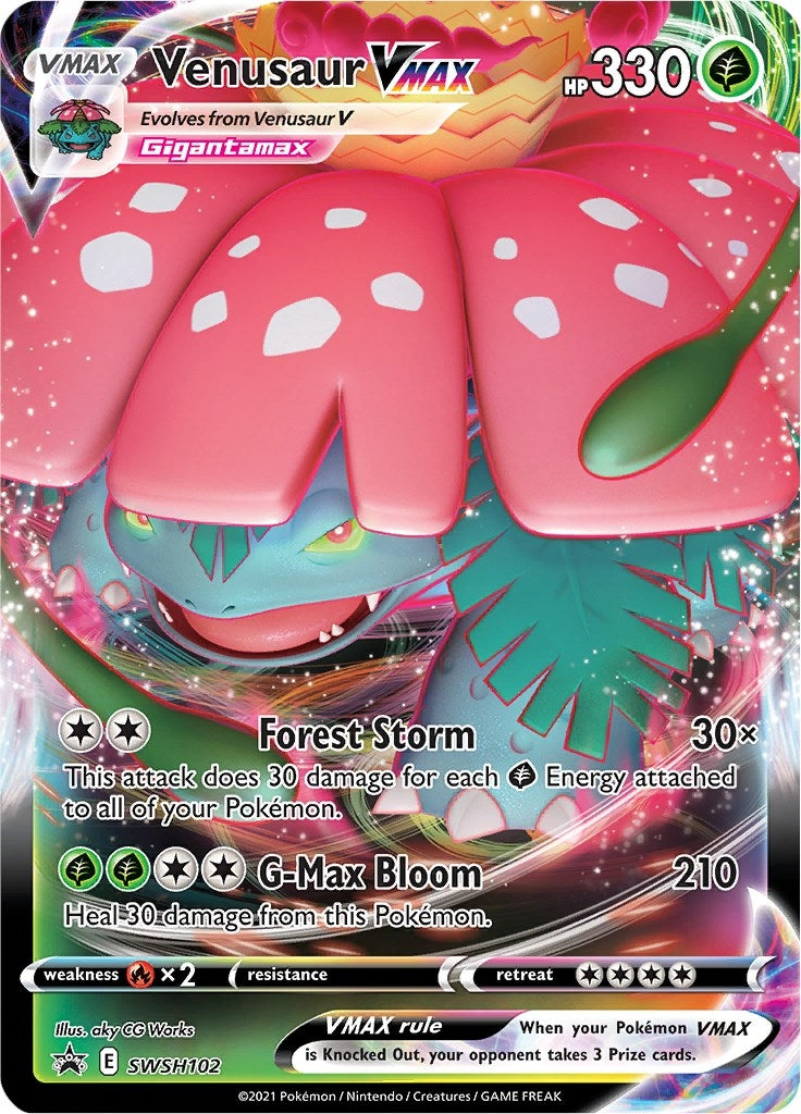 Image for Venusaur VMAX - SWSH102 (SWSH102) [SWSH: Sword & Shield Promo Cards] - Pokemon