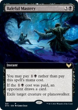 Baleful Mastery (Extended Art) (301) [Strixhaven: School of Mages]