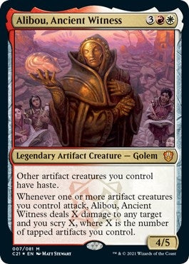 Alibou, Ancient Witness (7) (Commander 2021)