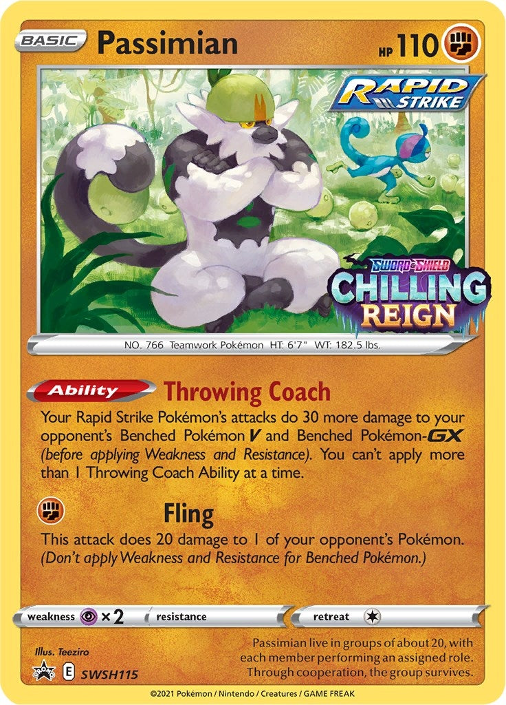Image for Passimian - SWSH115 (Prerelease) (SWSH115) [SWSH: Sword & Shield Promo Cards] - Pokemon