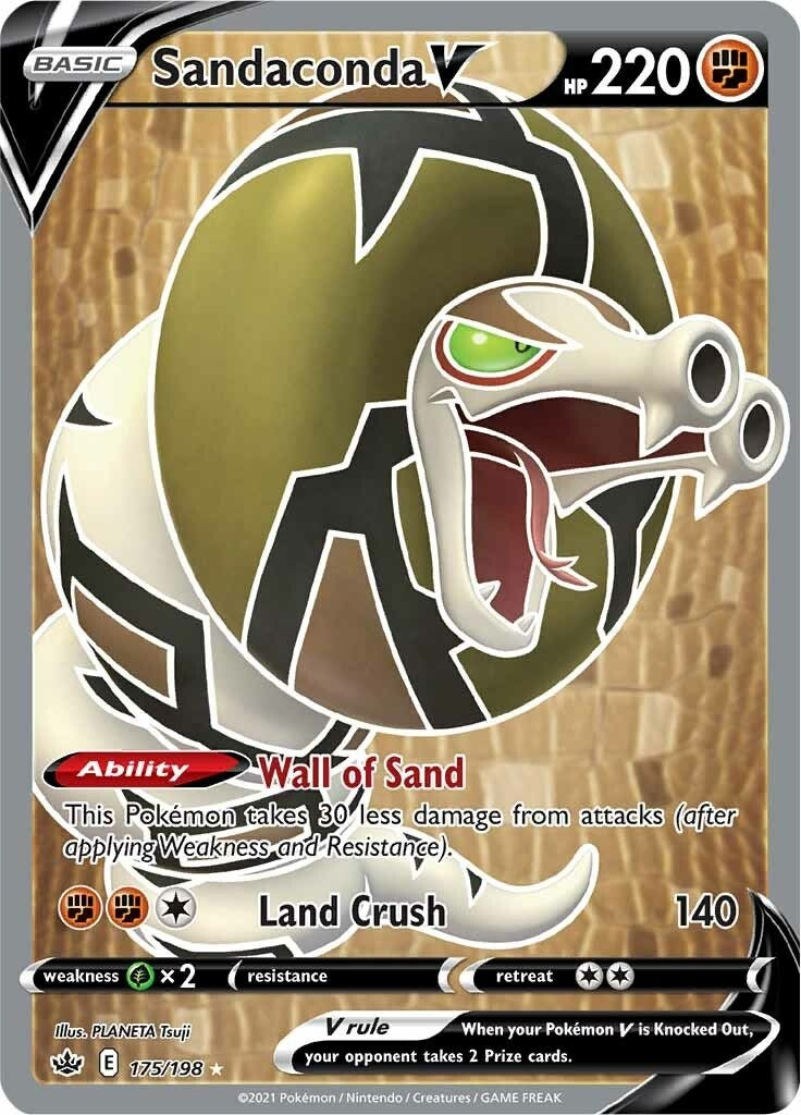 Image for Sandaconda V (Full Art) (175/198) [SWSH06: Chilling Reign] - Pokemon