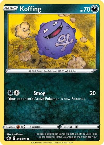 Koffing (094/198) (SWSH06: Chilling Reign)