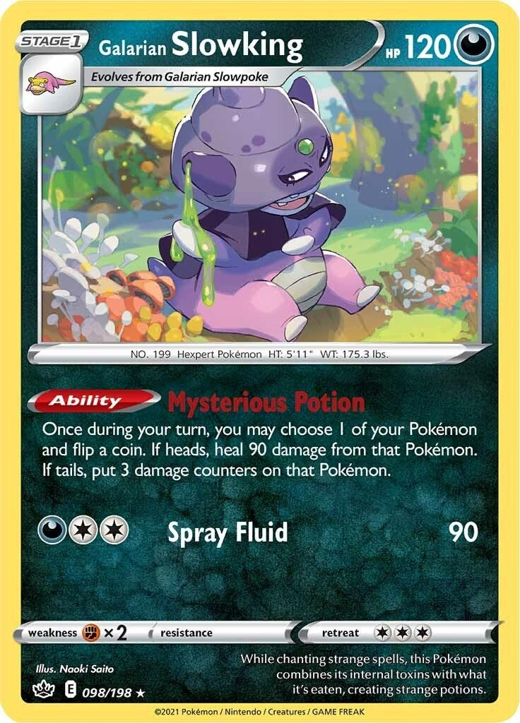 Image for Galarian Slowking (098/198) [SWSH06: Chilling Reign] - Pokemon
