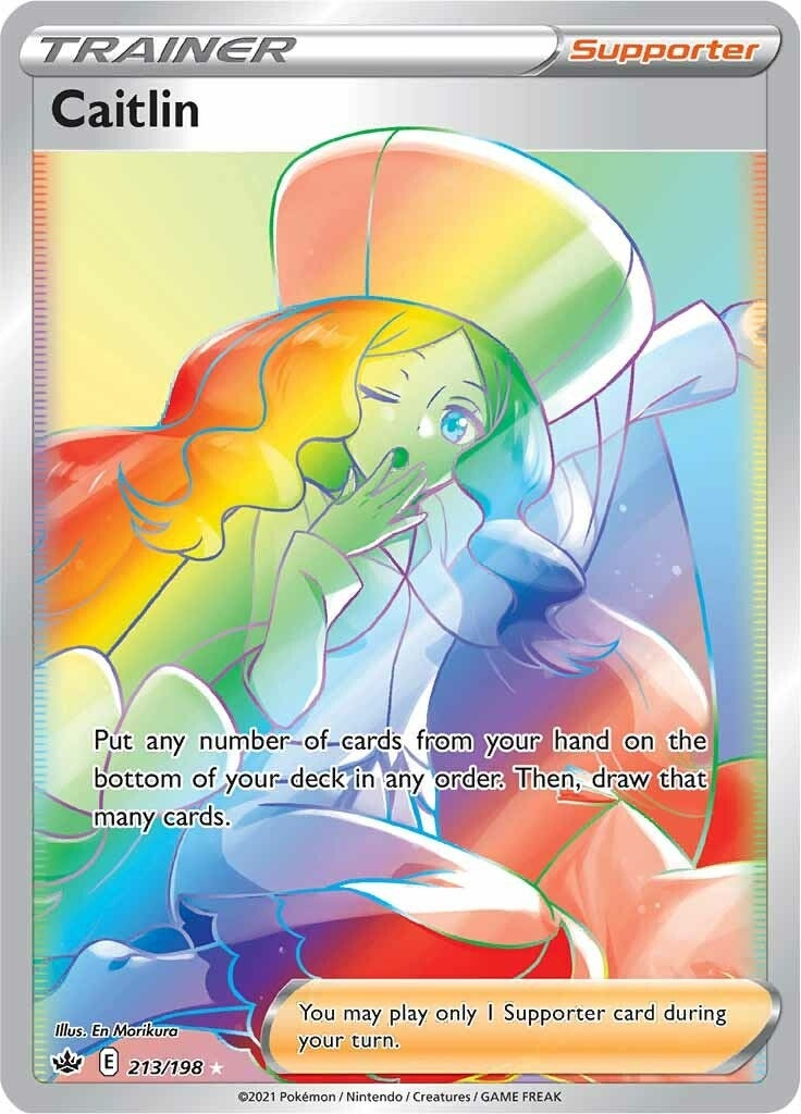 Image for Caitlin (Secret) (213/198) [SWSH06: Chilling Reign] - Pokemon