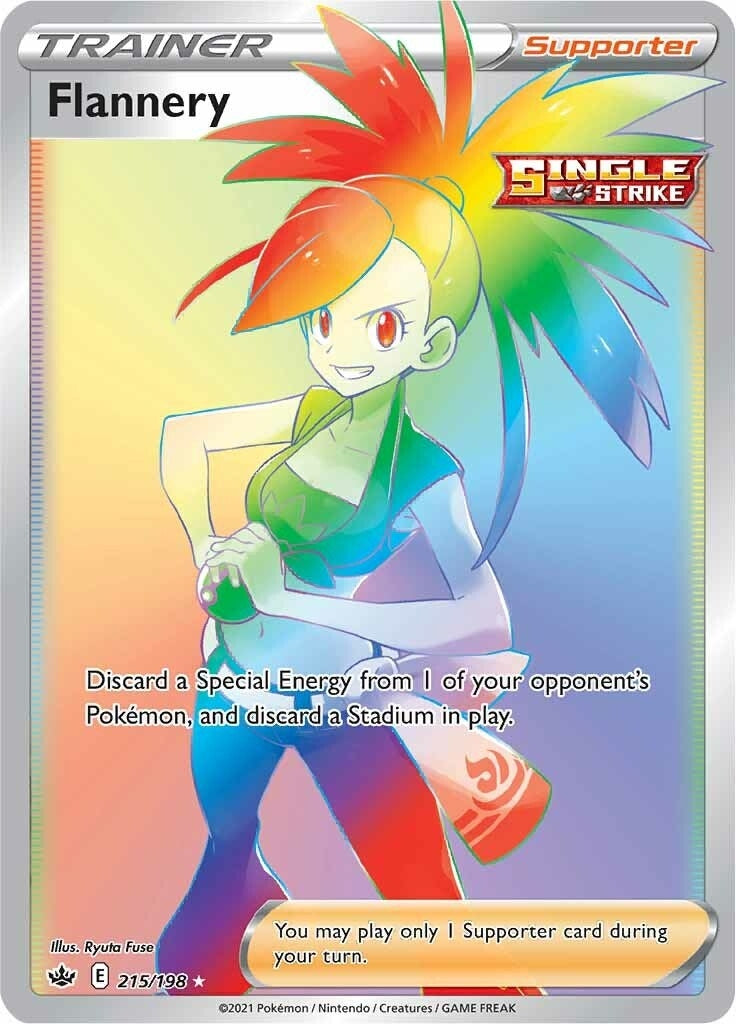 Image for Flannery (Secret) (215/198) [SWSH06: Chilling Reign] - Pokemon