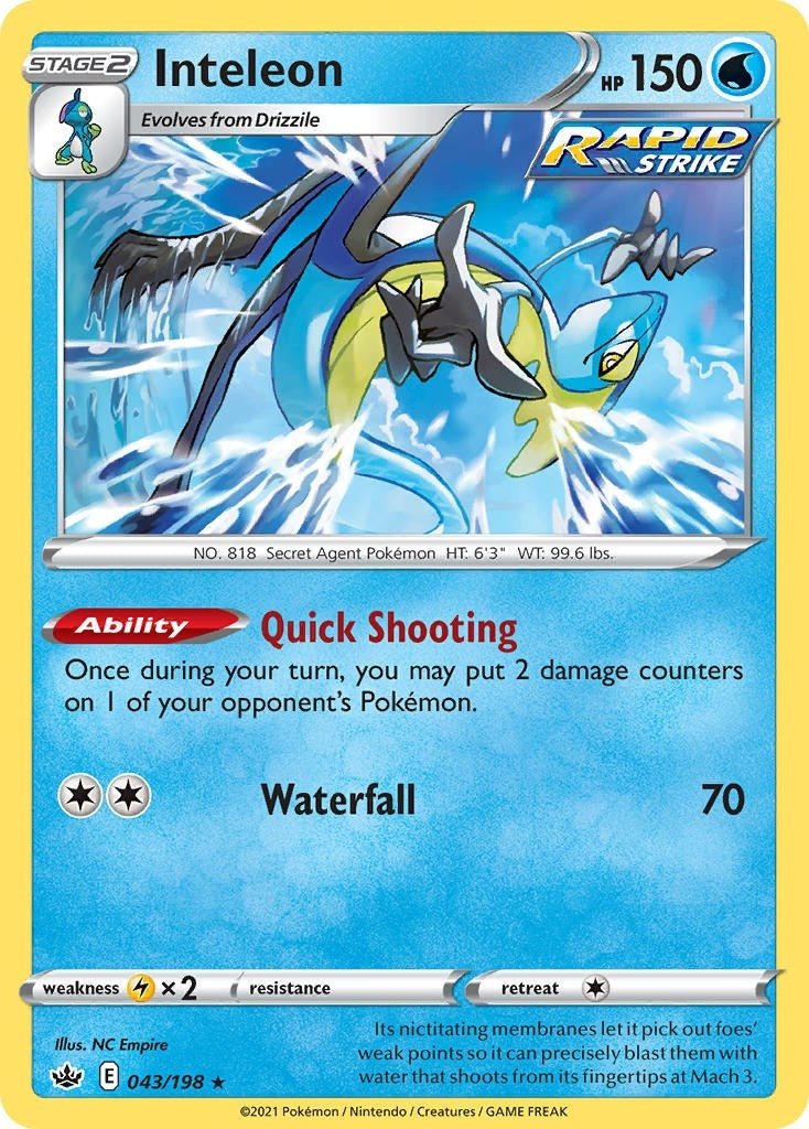 Image for Inteleon (043/198) [Deck Exclusives] - Pokemon
