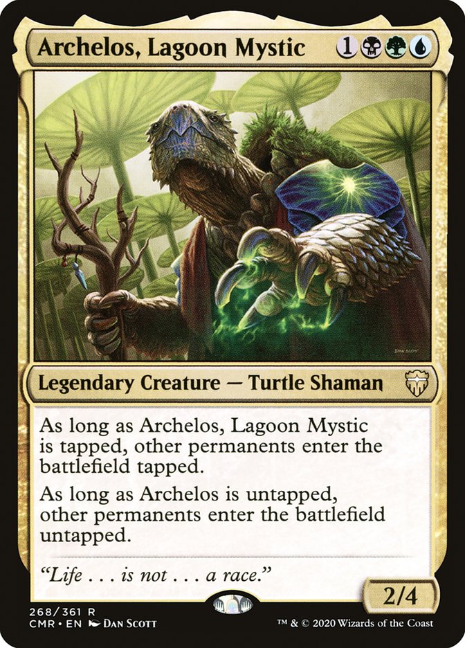 Archelos, Lagoon Mystic (268) [Commander Legends]