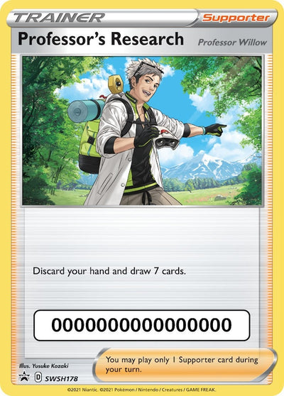 Professor's Research - SWSH178 (with Pokemon Go Code) (SWSH178) (SWSH: Sword & Shield Promo Cards)