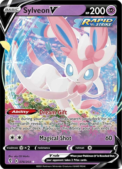 Sylveon V (074/203) [SWSH07: Evolving Skies]