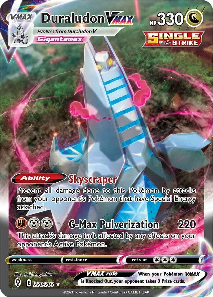 Image for Duraludon VMAX (Alternate Art Secret) (220/203) [SWSH07: Evolving Skies] - Pokemon