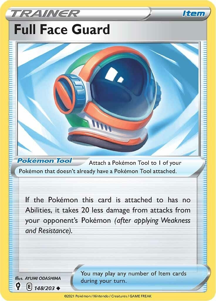 Image for Full Face Guard (148/203) [SWSH07: Evolving Skies] - Pokemon