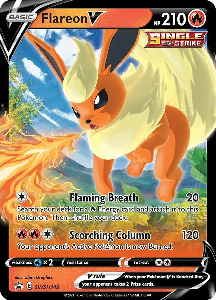 Image for Flareon V - SWSH149 (SWSH149) [SWSH: Sword & Shield Promo Cards] - Pokemon