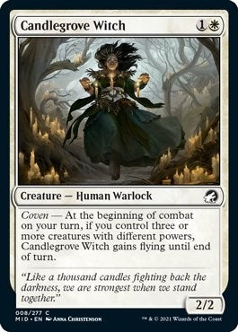 Candlegrove Witch (8) (Innistrad: Midnight Hunt)