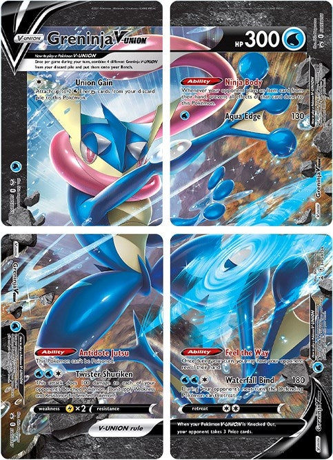 Image for Greninja V-UNION [Set of 4] [SWSH: Sword & Shield Promo Cards] - Pokemon