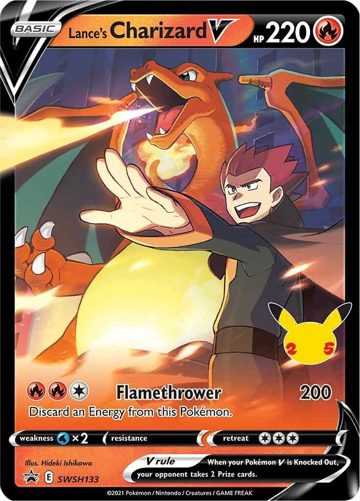 Image for Lance's Charizard V - SWSH133 (SWSH133) [SWSH: Sword & Shield Promo Cards] - Pokemon